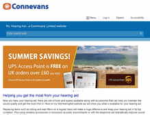 Tablet Screenshot of myhearingaid.co.uk